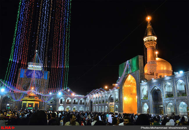 آذین بندی حرم مطهر امام رضا (ع)