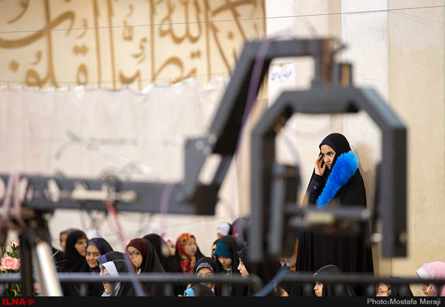 مراسم جزء خوانی قرآن کریم در حرم مطهر حضرت معصومه