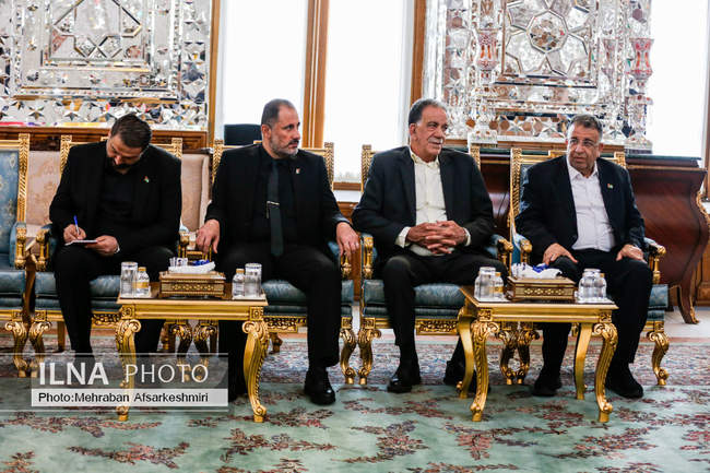  دیدار رئیس مجلس شورای اسلامی با رئیس دفتر سیاسی حماس