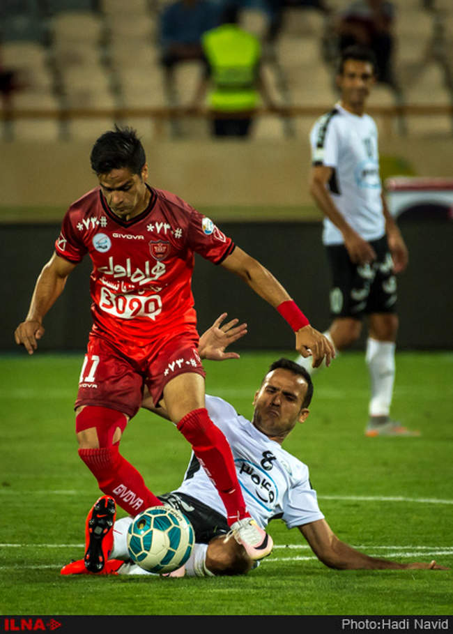 جام خلیج فارس - لیگ برتر فوتبال: پرسپولیس تهران - صبای قم 
