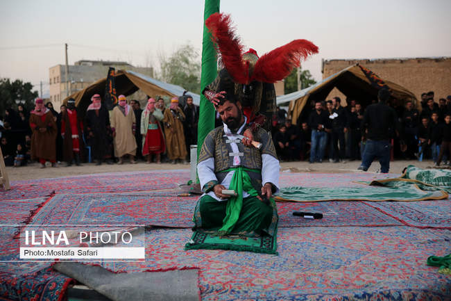 مجلس  تعزیه شهادت امام حسین در شهر کیان