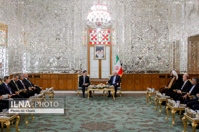 دیدار رئیس مجلس با رئیس اقلیم کردستان عراق