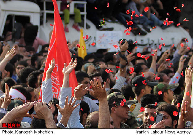 مراسم تشییع پیکر پاک شهدای غواص-1