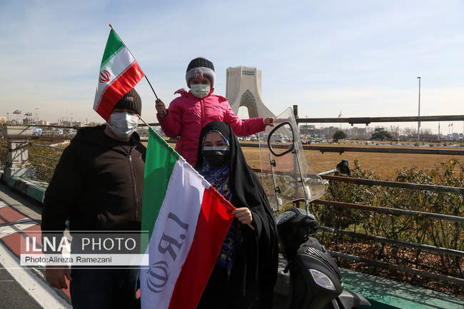 راهپیمایی نمادین سالگرد پیروزی انقلاب اسلامی در تهران / 1
