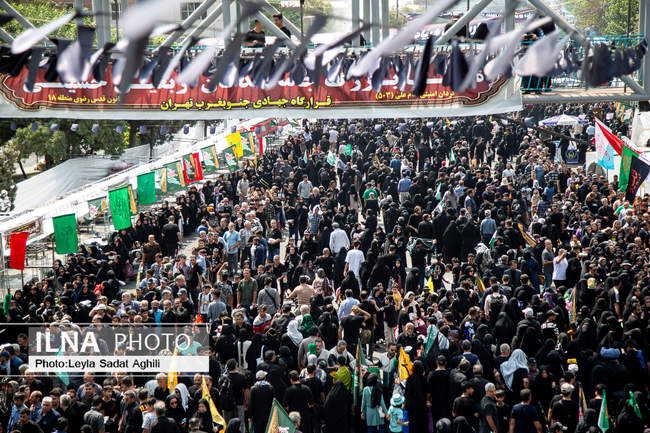 برگزاری مراسم پیاده روی جاماندگان اربعین در تهران/ 1