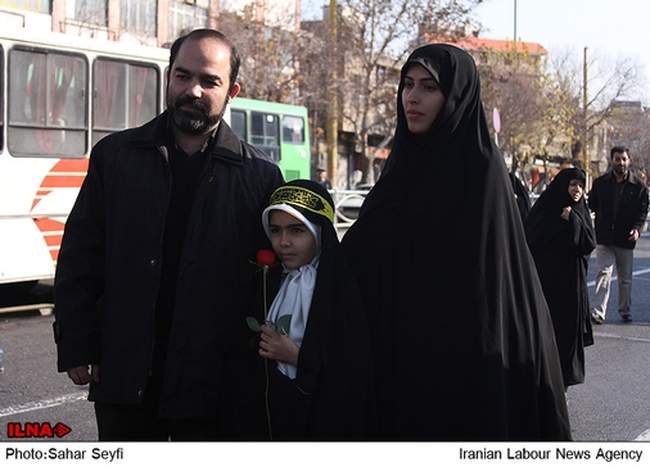 راهپیمایی عزاداران اربعین حسینی در تهران