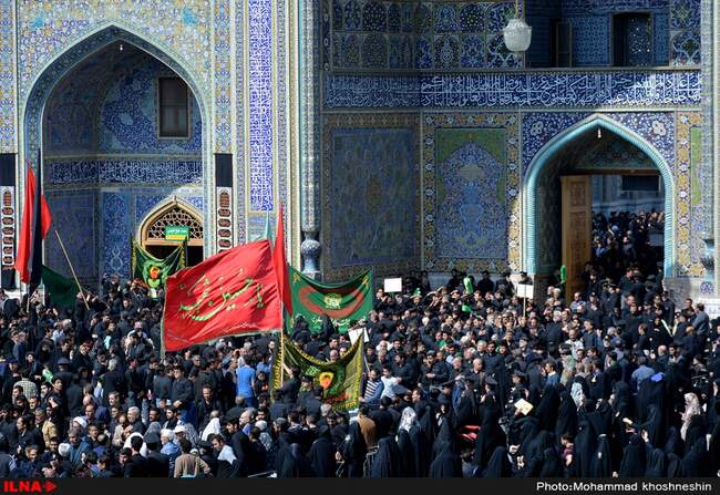 عزاداری عاشورای حسینی در مشهد مقدس