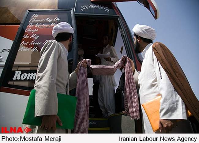 اردوی زیارت اولی ها از مناطق جنوب کرمان به سمت شهر مشهد