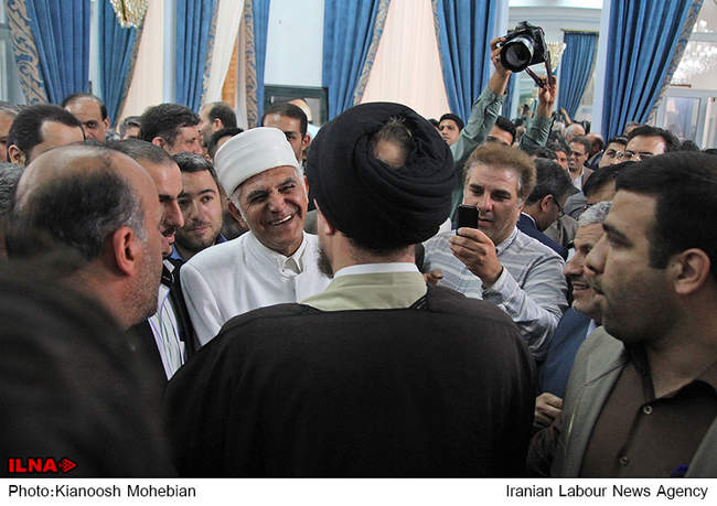 دیدار سید حسن خمینی با اعضای ستاد بزرگداشت امام(ره) 