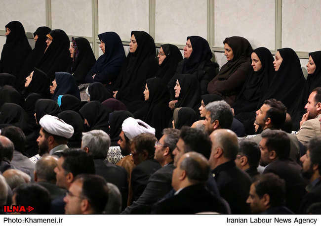 دیدار رهبر انقلاب با فعالان محیط زیست