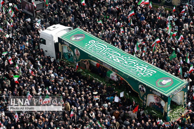 مراسم تشییع پیکر فرماندهان شهید «جنگ رمضان»/ 1