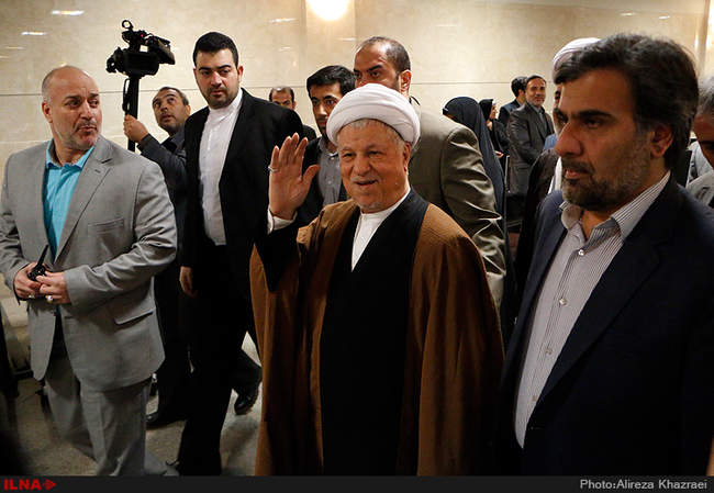 حضور آیت الله هاشمی رفسنجانی در ستاد انتخابات وزارت کشور /9