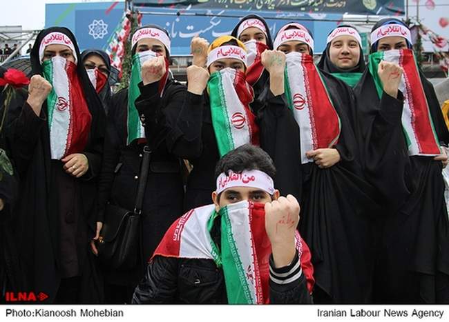 مراسم راهپیمایی یوم الله ۲۲ بهمن در تهران