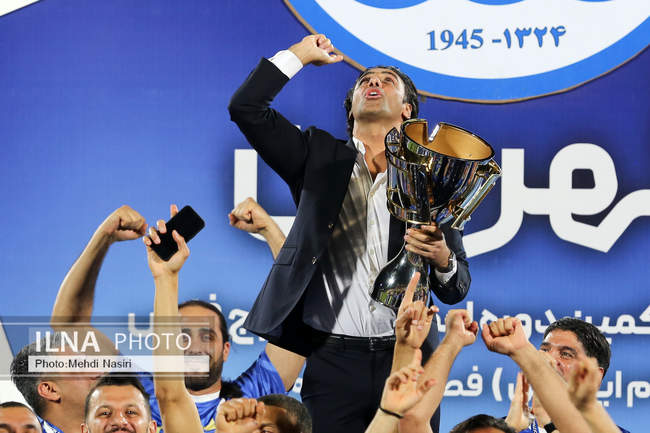 جشن قهرمانی تیم فوتبال استقلال
