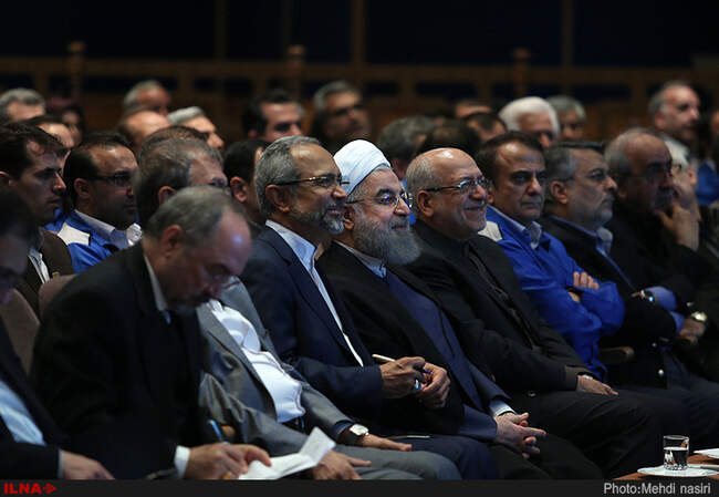 مراسم افتتاح و بهره برداری دو خط خودرو گروه صنعتی ایران خودرو با حضور رئیس جمهور