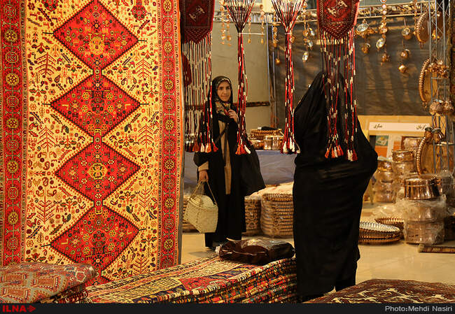 افتتاح پنجمین نمایشگاه بین‌المللی صنایع دستی کشور 