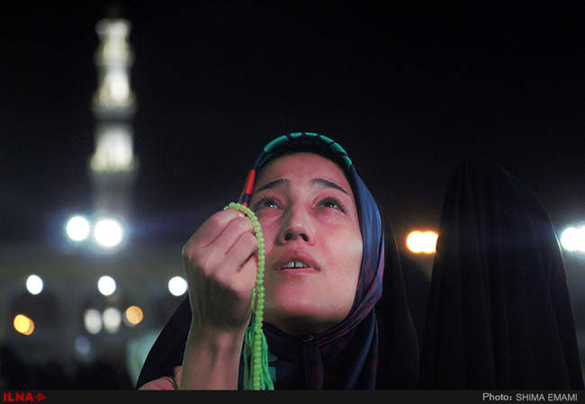 مراسم احیای شب بیست سوم ماه رمضان در مسجد جمکران