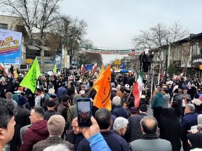 راهپیمایی ۲۲ بهمن در استان گلستان برگزار شد