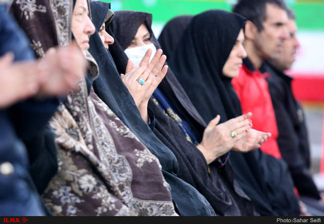 مراسم اهتزاز بزرگترین پرچم جمهوری اسلامی ایران