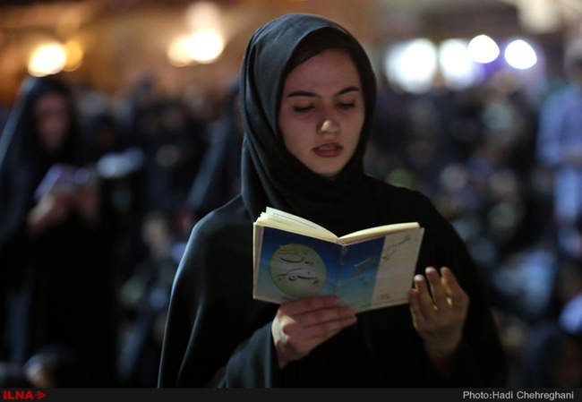 مراسم احیا شب نوزدهم ماه رمضان در آستان مقدس حضرت فاطمه معصومه سلام ا