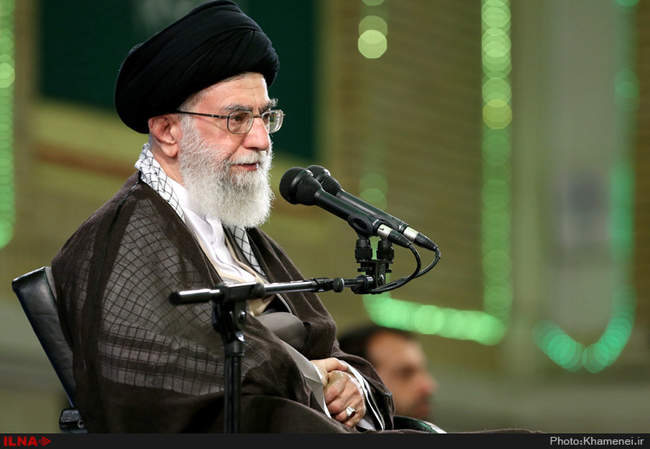 دیدار فرماندهان سپاه پاسداران انقلاب اسلامی‌ با حضرت آیت‌الله خامن