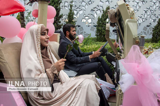  برگزاری جشن ازدواج ۱۰۰۰زوج جان فدا در تهران 