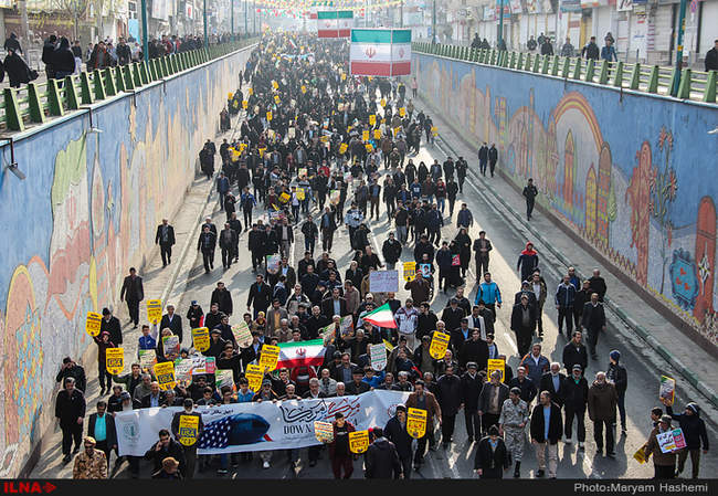 راهپیمایی 22 بهمن در چهلمین سال انقلاب - کرج