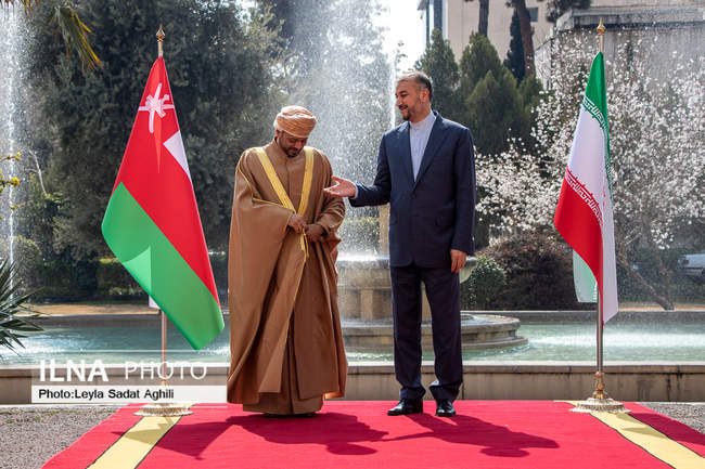 دیدار وزرای خارجه ایران و عمان