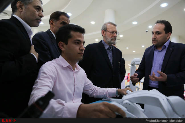 بازدید رئیس مجلس شورای اسلامی از پارک علم و فناوری پردیس