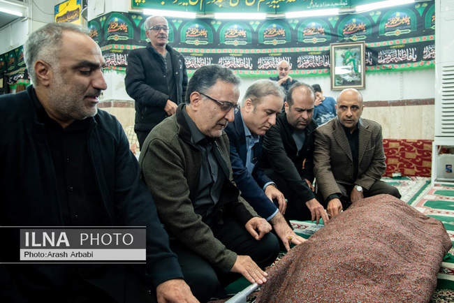 مراسم تشییع محمد تاجزاده 