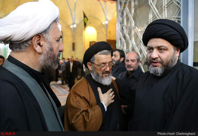 مراسم  هفتمین روز درگذشت مرحوم آیت الله العظمی سید عبدالکریم موسوی ا