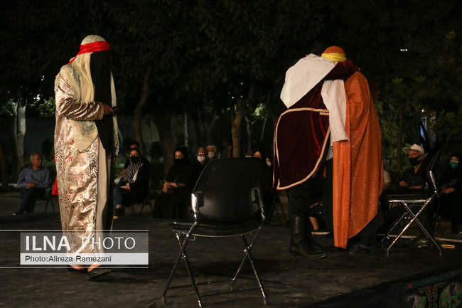 شبیه خوانی در  پرده