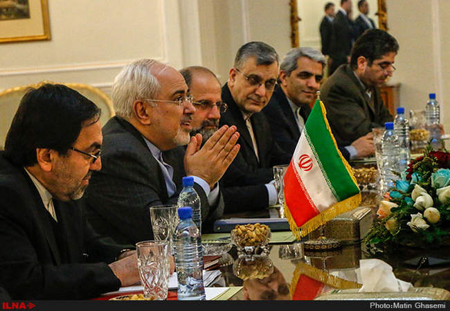 دیدار محمد جواد ظریف وزیر امور خارجه کشورمان با فرانک والتر اشتن مای�
