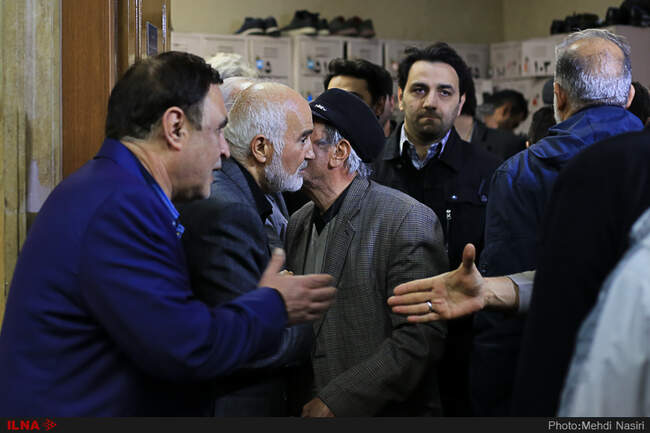 مراسم ختم فرزند احمد توکلی