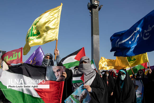 میدان امام حسین (ع) میزبان حامیان فلسطین