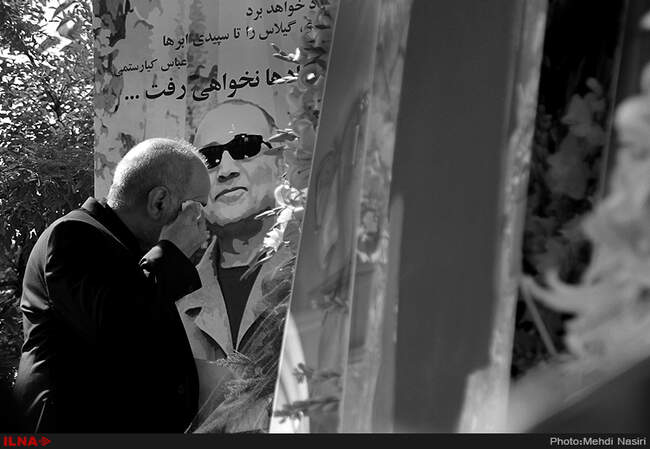 مراسم تشییع پیکر عباس کیارستمی