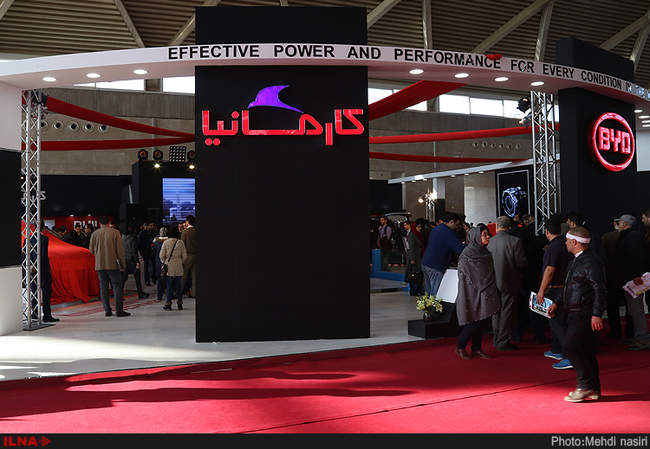 غرفه کارمانیا در نمایشگاه بین المللی خودروی تهران
