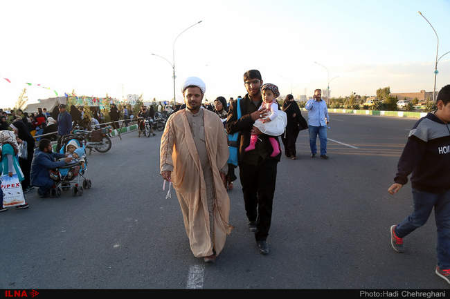 مراسم جشن نیمه شعبان در مسجد جمکران - قم