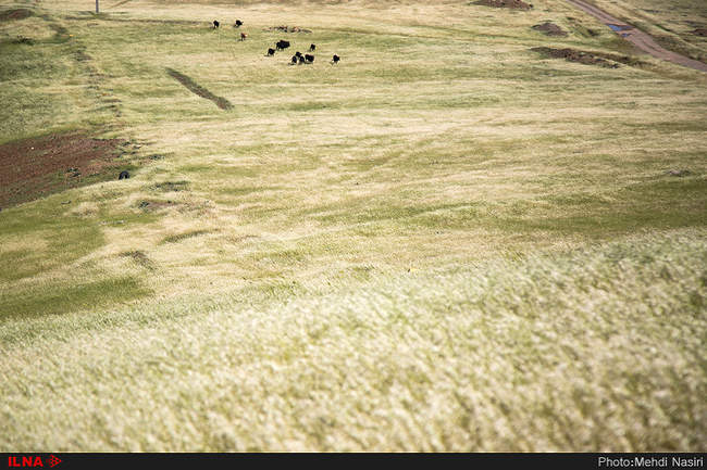 روستای کلشتر و توربین‌های بادی منجیل