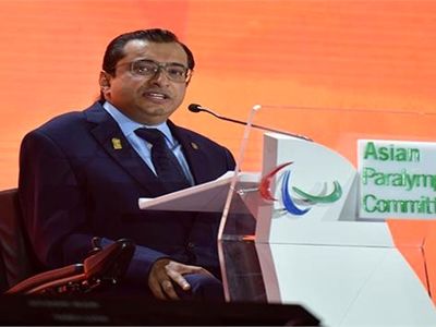 نامه افتخار آمیز رئیس کمیته پارالمپیک آسیا