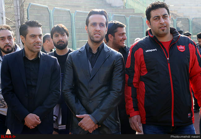 تشییع پیکر رضا احدی بازیکن اسبق استقلال