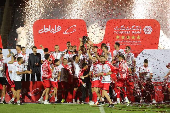 جشن قهرمانی پرسپولیس در لیگ بیستم