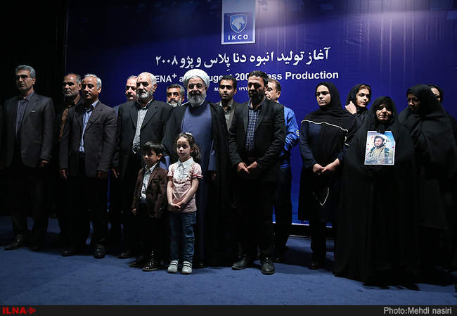 مراسم افتتاح و بهره برداری دو خط خودرو گروه صنعتی ایران خودرو با حضور