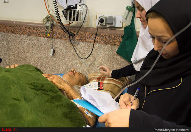 اعزام  مصدومان زلزله کرمانشاه به بیمارستان مدنی کرج