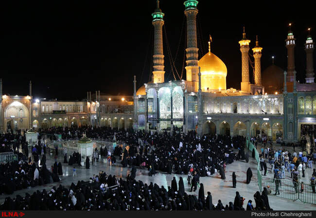 مراسم احیا شب نوزدهم ماه رمضان در آستان مقدس حضرت فاطمه معصومه سلام الله علیها/3