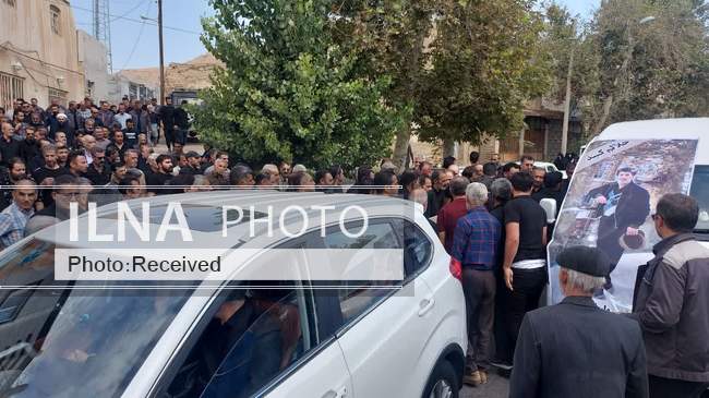 تشیع پیکر کارگر معدن طزره در شاهرود