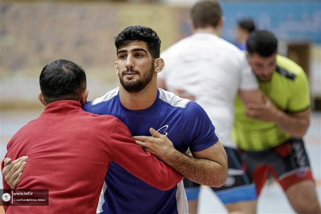 تمرین تیم ملی کشتی فرنگی بزرگسالان (گزارش تصویری)