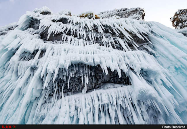 نقش و نگارهای یخی طبیعت