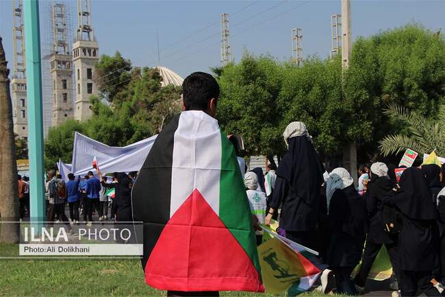 راهپیمایی ۱۳ آبان در بندرعباس - ایلنا - 19