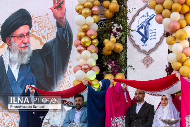  برگزاری جشن ازدواج ۱۰۰۰زوج جان فدا در تهران 